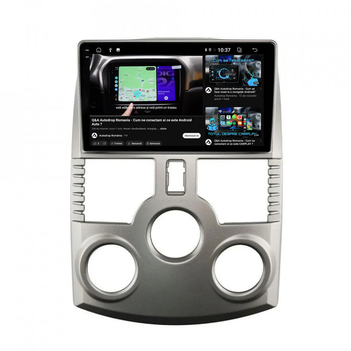 Navigatie 2K Daihatsu Terios (2005+), Android, S-Quadcore / 4GB RAM + 64GB ROM, 9.5 Inch - AD-BGS90042K+AD-BGRKIT109V3
