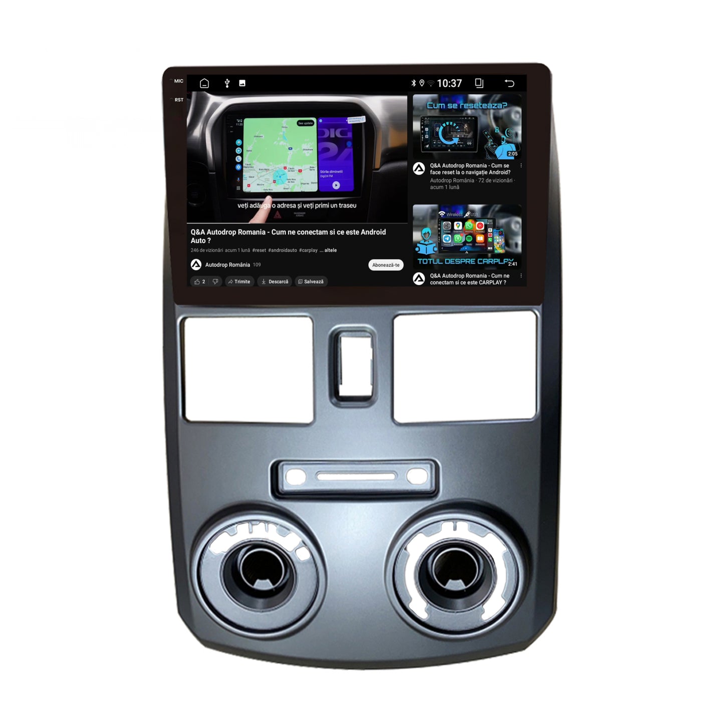 Navigatie 2K Daihatsu Terios (2005+), Android, S-Quadcore / 4GB RAM + 64GB ROM, 9.5 Inch - AD-BGS90042K+AD-BGRKIT094