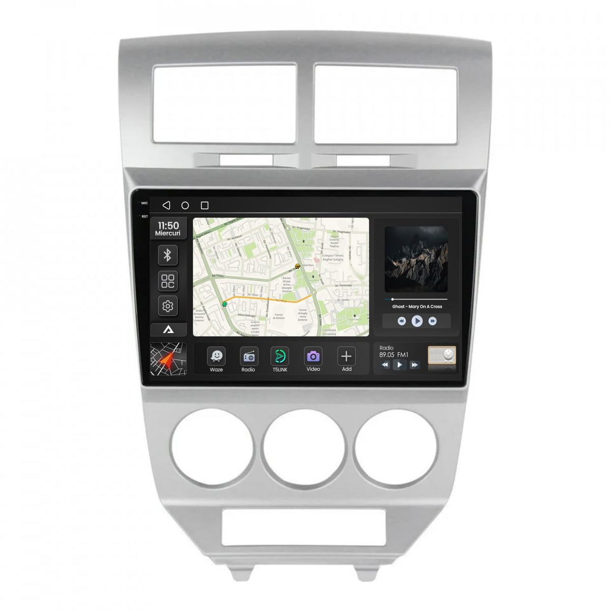 Navigatie 2K Dodge Caliber (2006-2010), Android, S-Quadcore / 4GB RAM + 64GB ROM, 10.36 Inch - AD-BGS100042K+AD-BGRKIT293