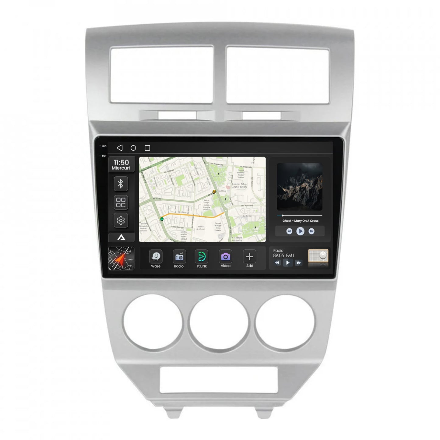Navigatie 2K Dodge Caliber (2006-2010), Android, S-Quadcore / 4GB RAM + 64GB ROM, 10.36 Inch - AD-BGS100042K+AD-BGRKIT293
