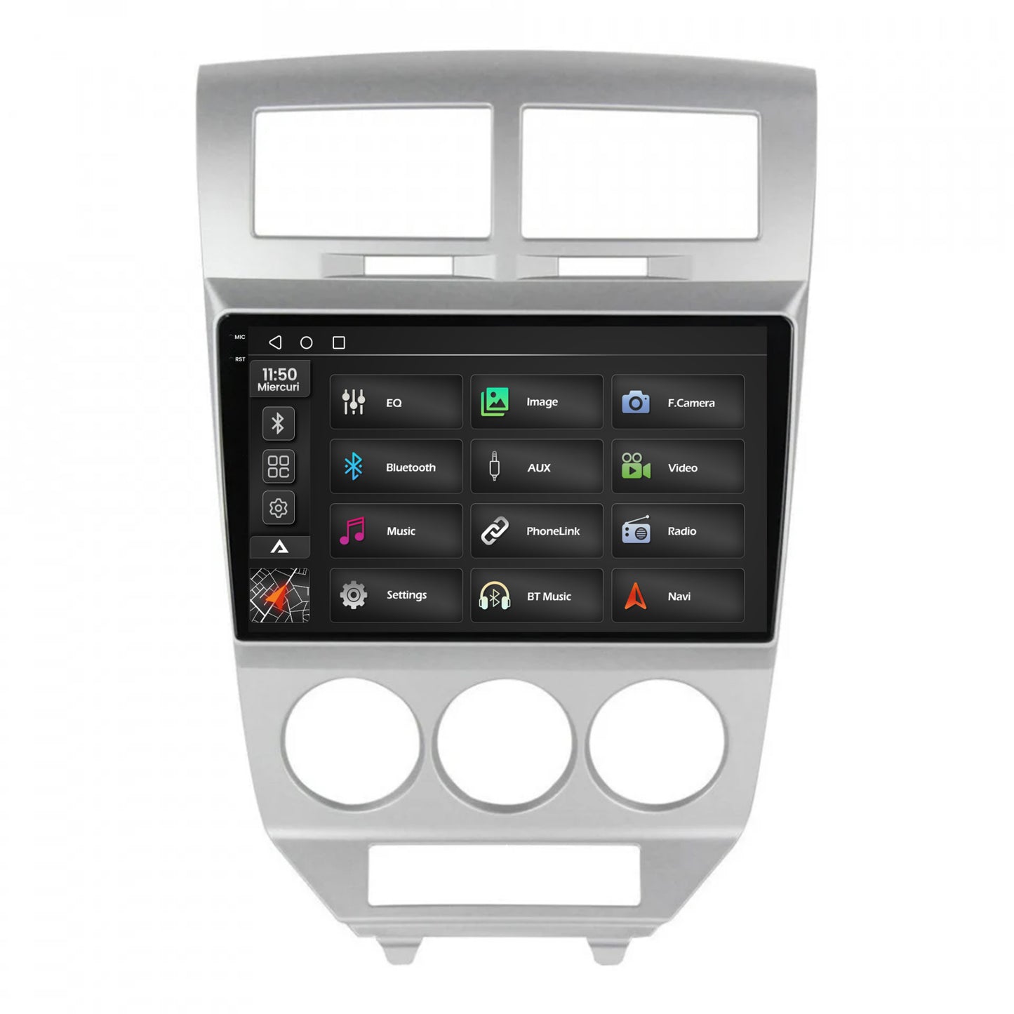 Navigatie 2K Dodge Caliber (2006-2010), Android, S-Quadcore / 4GB RAM + 64GB ROM, 10.36 Inch - AD-BGS100042K+AD-BGRKIT293