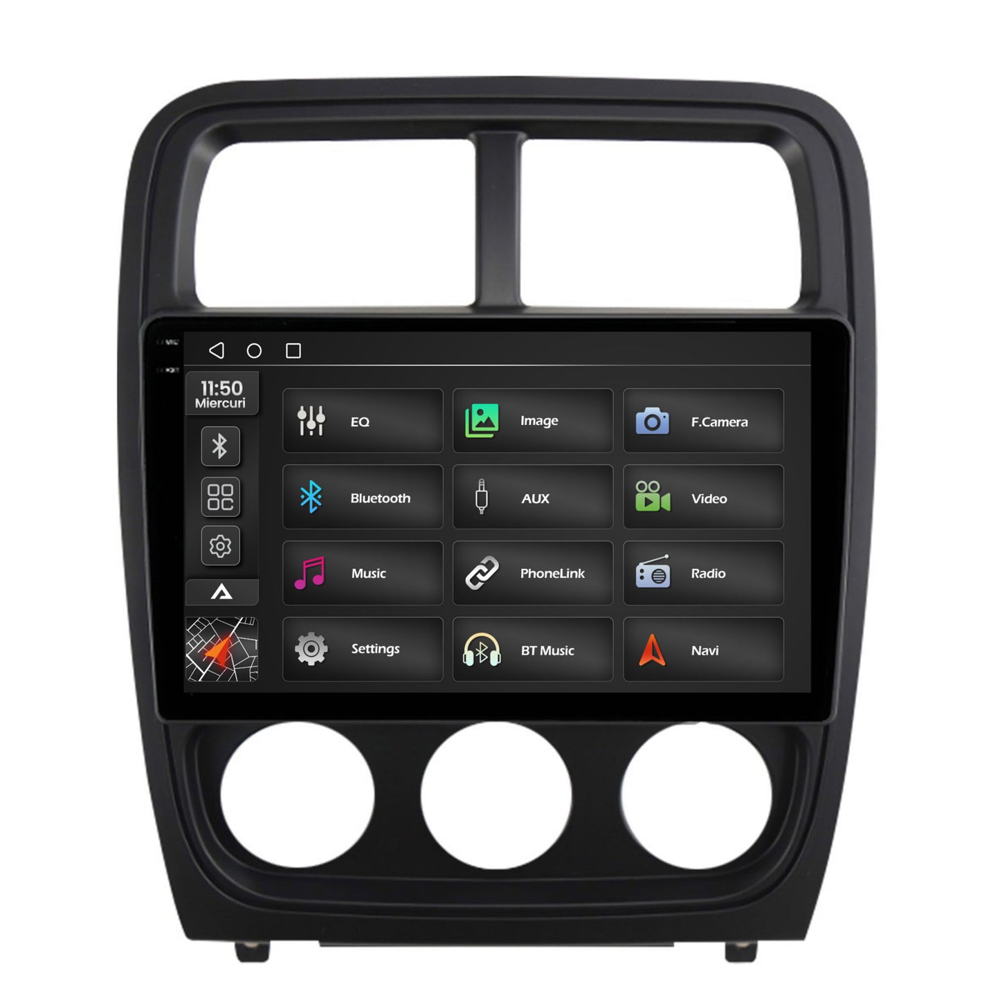 Navigatie 2K Dodge Caliber (2010-2012), Android, S-Quadcore / 4GB RAM + 64GB ROM, 9.5 Inch - AD-BGS90042K+AD-BGRKIT295V2