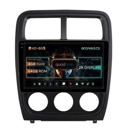Navigatie 2K Dodge Caliber (2010-2012), Android, S-Quadcore / 4GB RAM + 64GB ROM, 9.5 Inch - AD-BGS90042K+AD-BGRKIT295V2