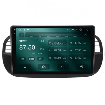 Navigatie 2K Fiat 500 (2007-2014), Android, S-Quadcore / 4GB RAM + 64GB ROM, 9.5 Inch - AD-BGS90042K+AD-BGRKIT362V3