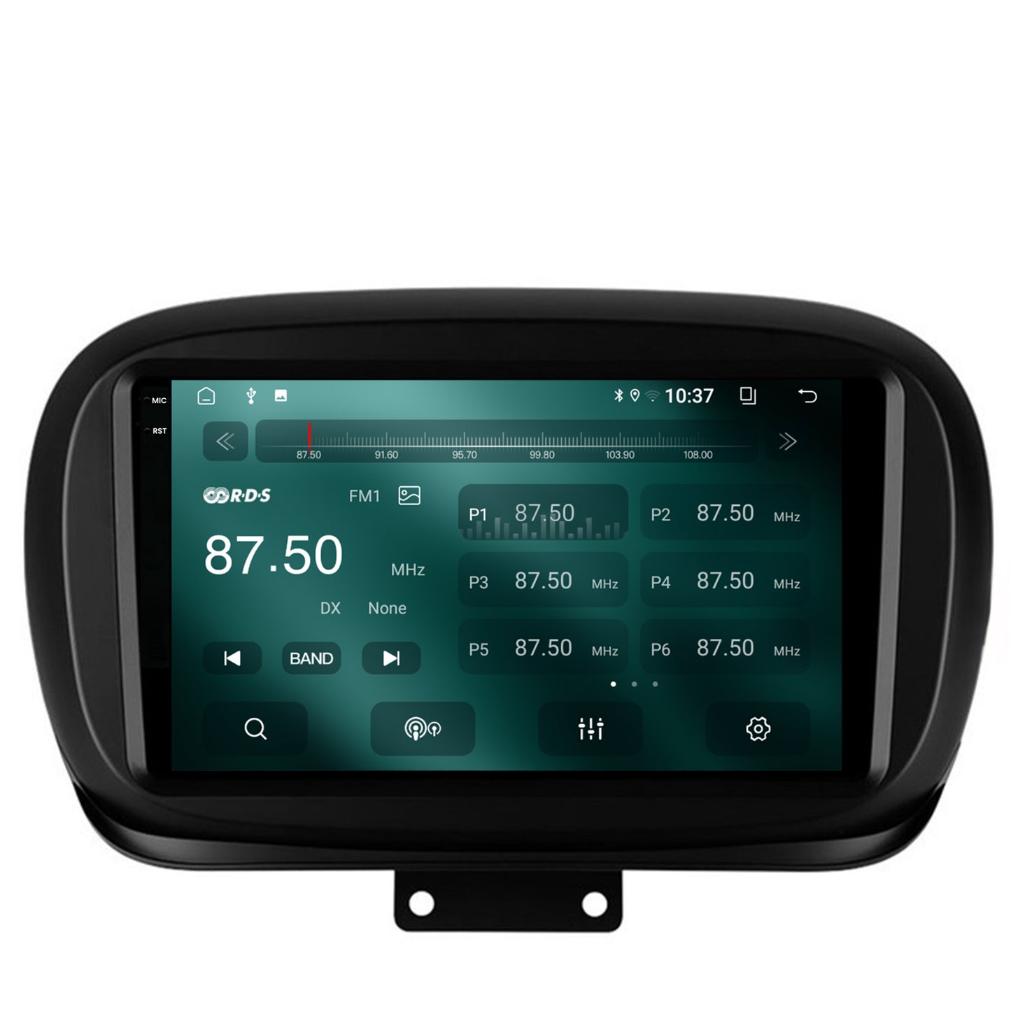 Navigatie 2K Fiat 500X (2014-2020), Android, S-Quadcore / 4GB RAM + 64GB ROM, 9.5 Inch - AD-BGS90042K+AD-BGRKIT362
