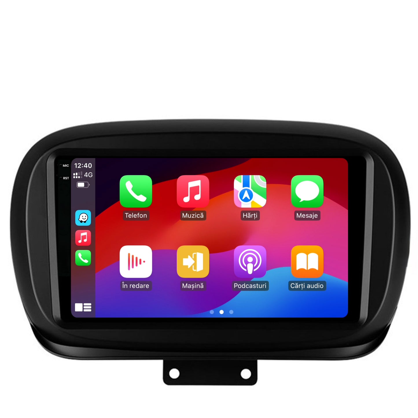Navigatie 2K Fiat 500X (2014-2020), Android, S-Quadcore / 4GB RAM + 64GB ROM, 9.5 Inch - AD-BGS90042K+AD-BGRKIT362