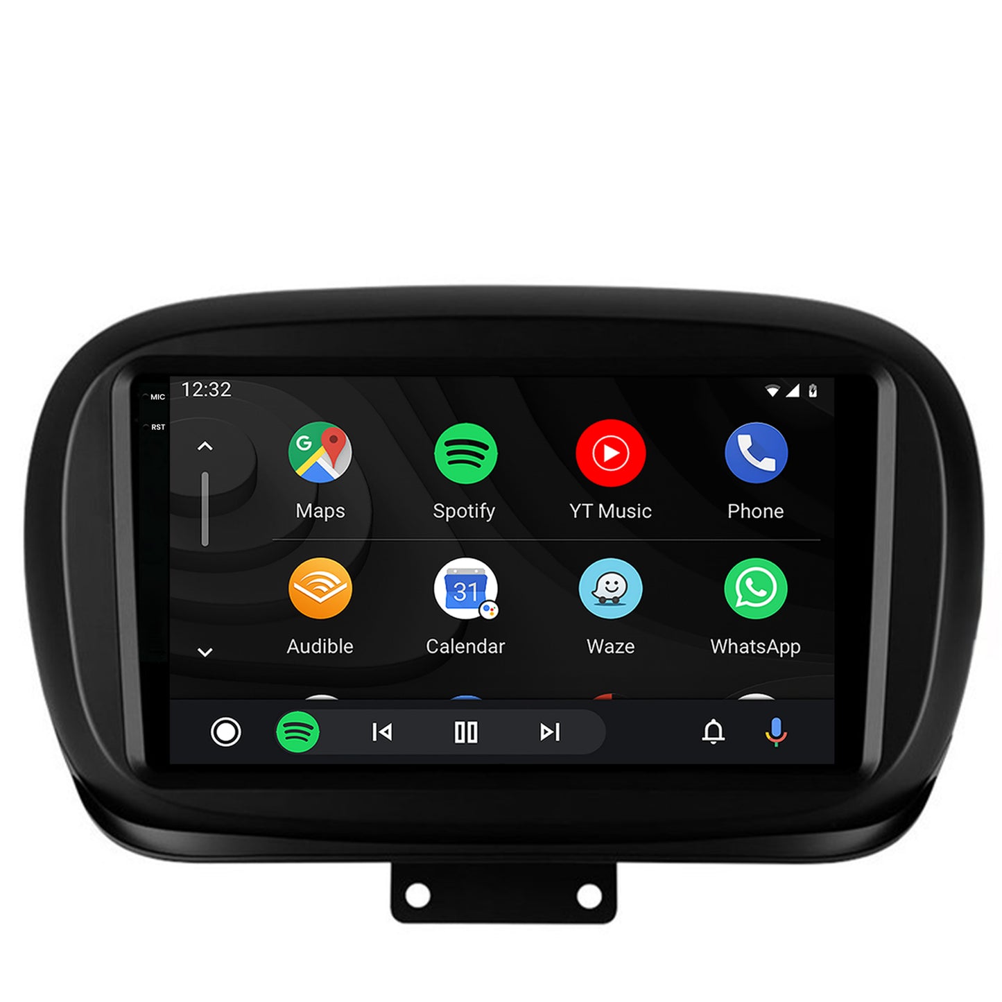 Navigatie 2K Fiat 500X (2014-2020), Android, S-Quadcore / 4GB RAM + 64GB ROM, 9.5 Inch - AD-BGS90042K+AD-BGRKIT362