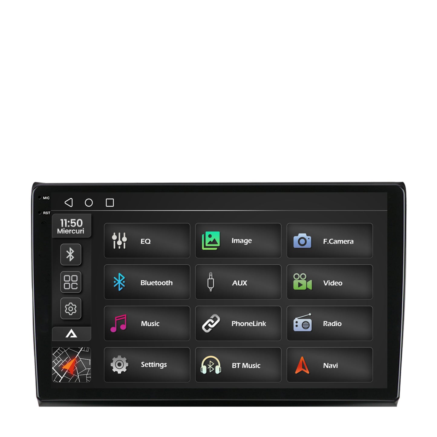 Navigatie 2K Fiat Bravo (2006-2014), Android, S-Quadcore / 4GB RAM + 64GB ROM, 9.5 Inch - AD-BGS90042K+AD-BGRKIT356