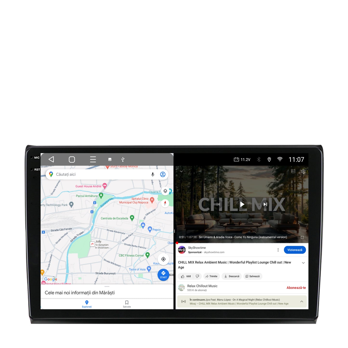 Navigatie 2K Fiat Bravo (2006-2014), Android, S-Quadcore / 4GB RAM + 64GB ROM, 9.5 Inch - AD-BGS90042K+AD-BGRKIT356