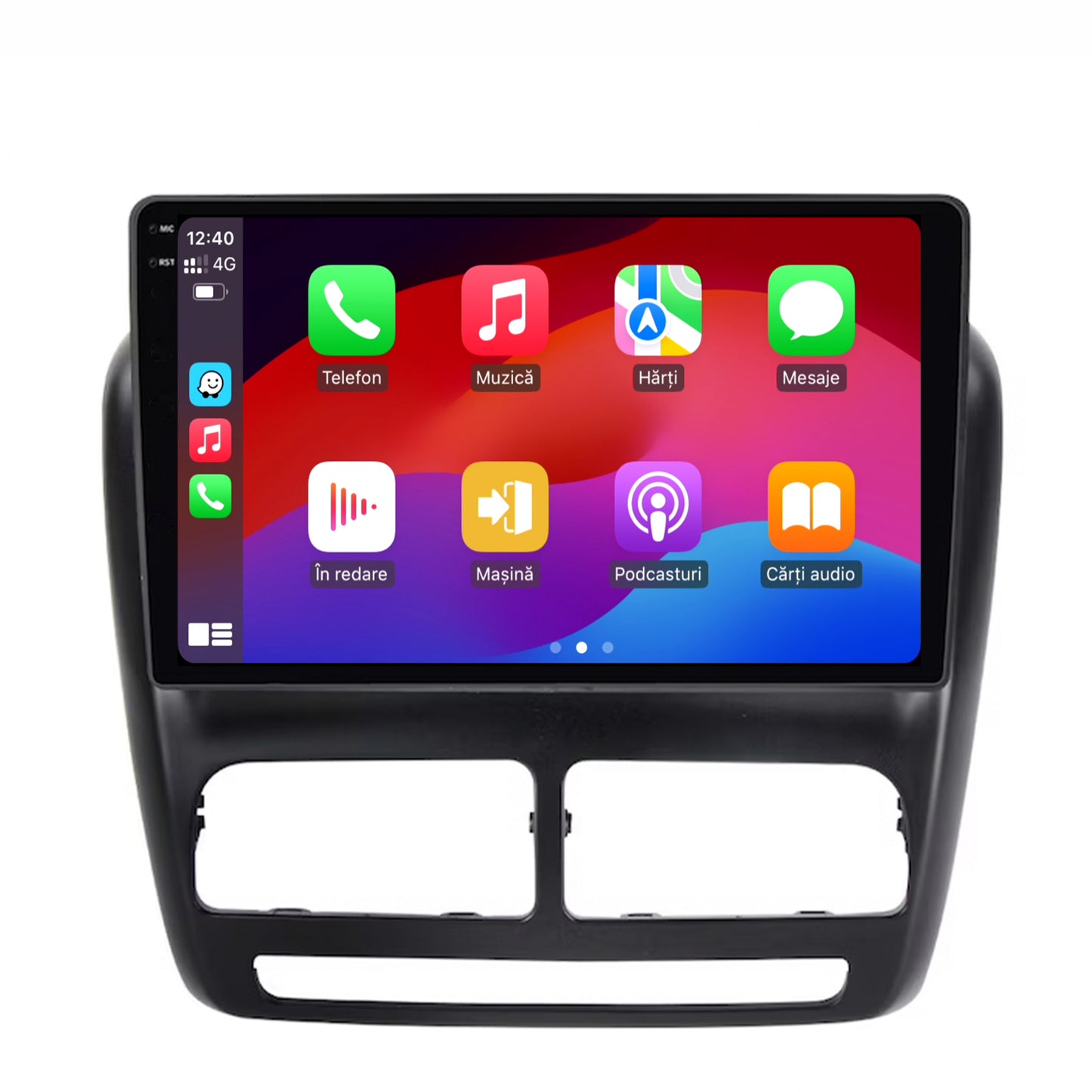 Navigatie 2K Fiat Doblo (2010-2015), Android, S-Quadcore / 4GB RAM + 64GB ROM, 10.36 Inch - AD-BGS100042K+AD-BGRKIT358