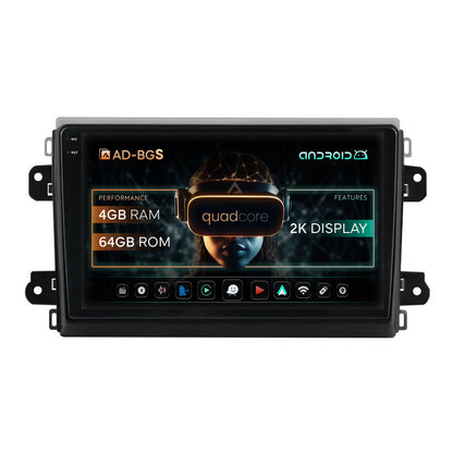 Navigatie 2K Fiat Ducato 2022+, Android, S-Quadcore / 4GB RAM + 64GB ROM, 9.5 Inch - AD-BGS90042K+AD-BGRKIT355V3