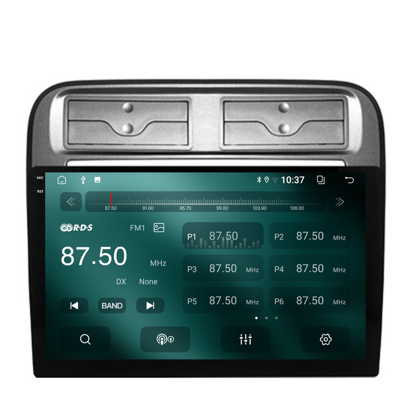 Navigatie 2K Fiat Punto / Linea (2007-2014), Android, S-Quadcore / 4GB RAM + 64GB ROM, 9.5 Inch - AD-BGS90042K+AD-BGRKIT157