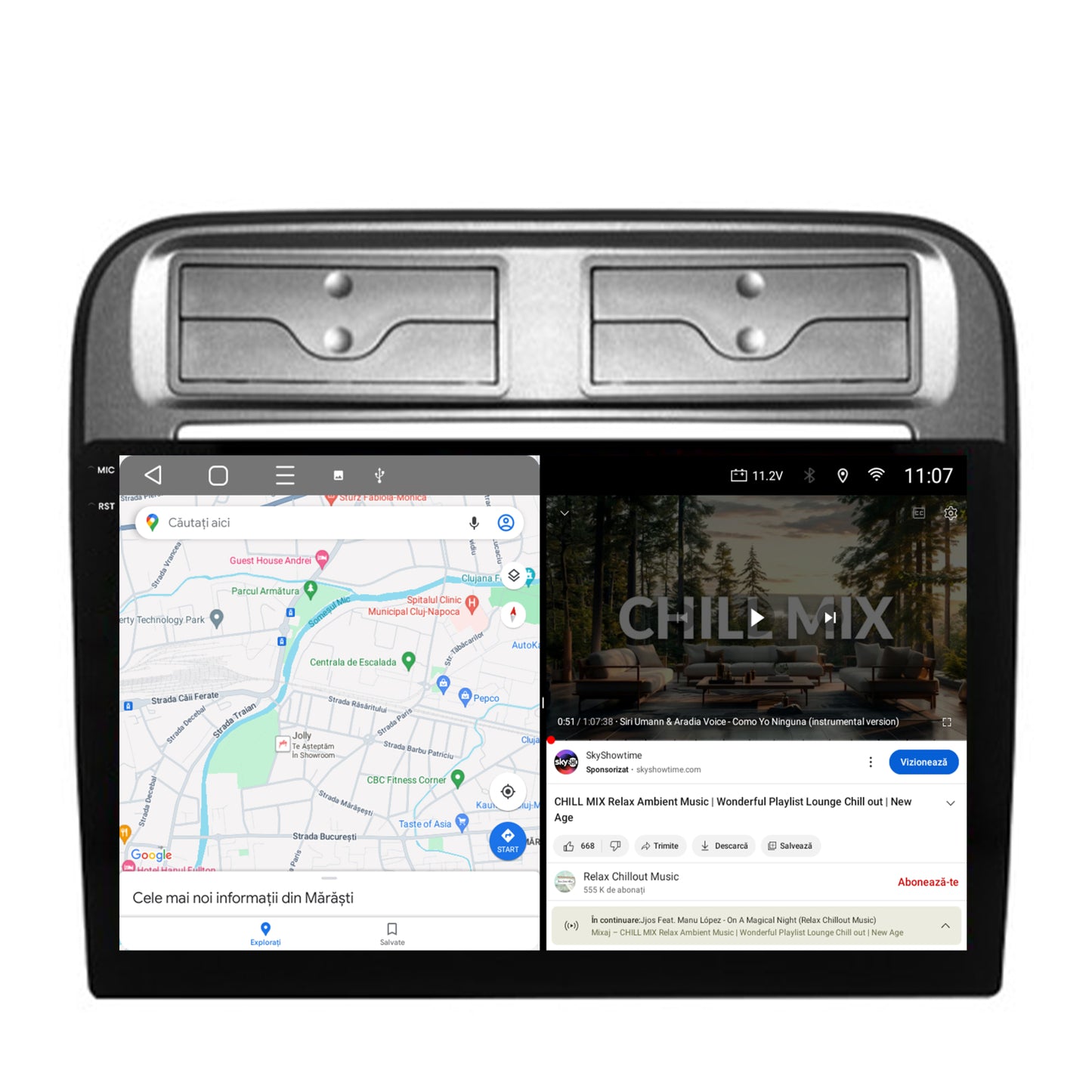 Navigatie 2K Fiat Punto / Linea (2007-2014), Android, S-Quadcore / 4GB RAM + 64GB ROM, 9.5 Inch - AD-BGS90042K+AD-BGRKIT157