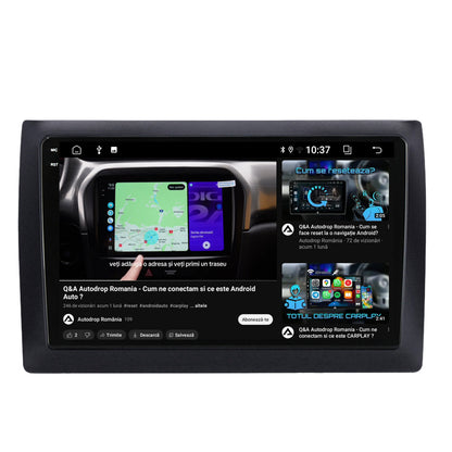 Navigatie 2K Fiat Stilo Android, S-Quadcore / 4GB RAM + 64GB ROM, 9.5 Inch - AD-BGS90042K+AD-BGRKIT356V2