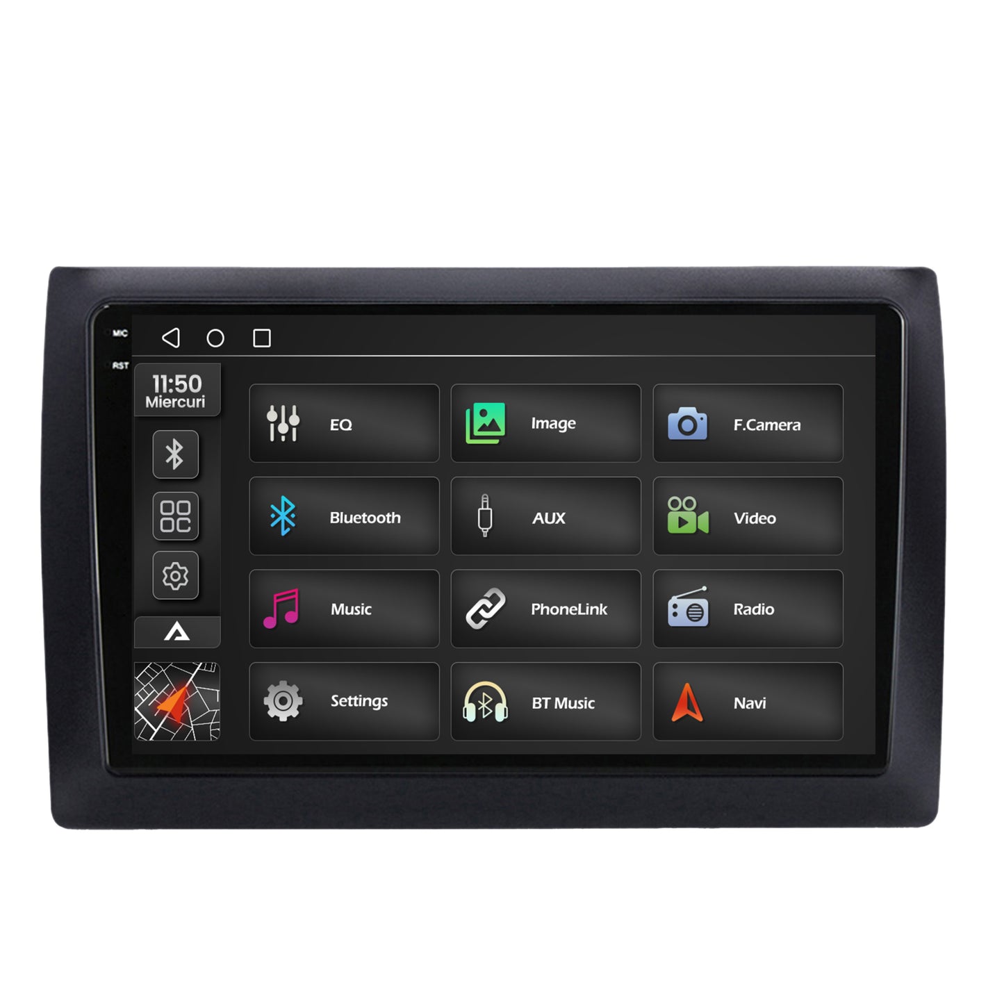 Navigatie 2K Fiat Stilo Android, S-Quadcore / 4GB RAM + 64GB ROM, 9.5 Inch - AD-BGS90042K+AD-BGRKIT356V2