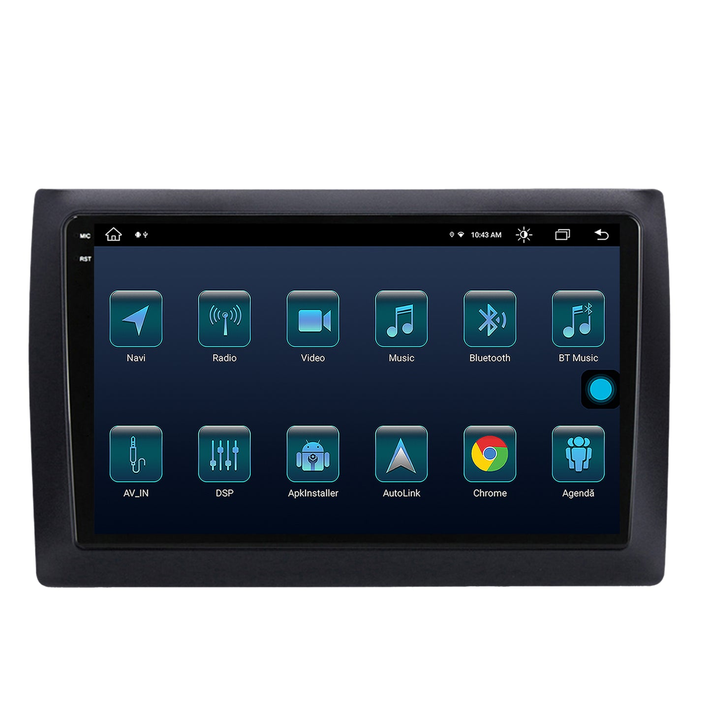 Navigatie 2K Fiat Stilo Android OS, X-Octacore / 8GB RAM + 256GB ROM, 9.5 Inch - AD-BGX90082K+AD-BGRKIT356V2