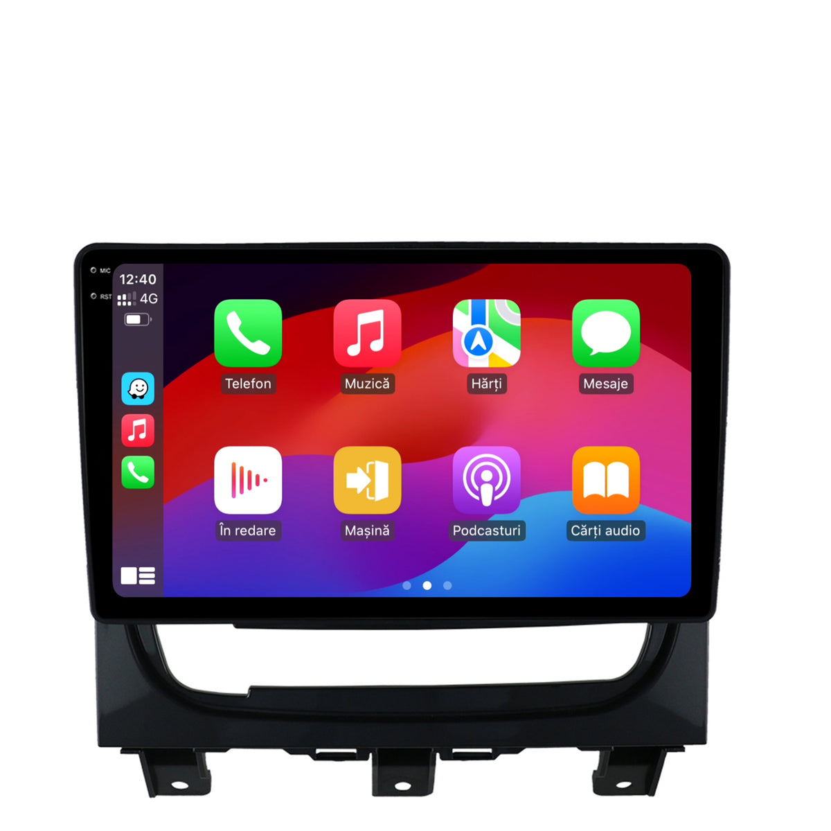 Navigatie 2K Fiat Strada / Idea (2011-2016), Android, S-Quadcore / 4GB RAM + 64GB ROM, 9.5 Inch - AD-BGS90042K+AD-BGRKIT350