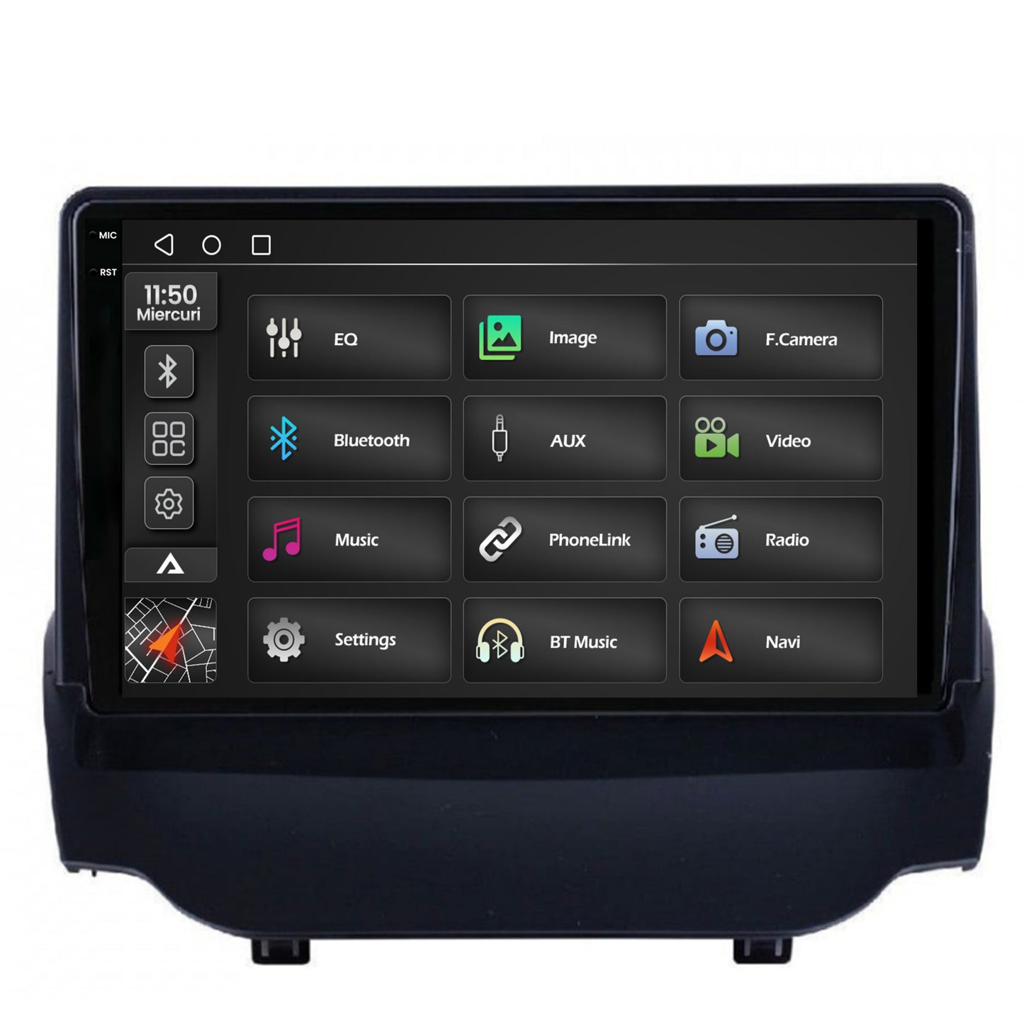Navigatie 2K Ford EcoSport (2013-2016) Android, S-Quadcore / 4GB RAM + 64GB ROM, 9.5 Inch - AD-BGS90042K+BGRKIT118