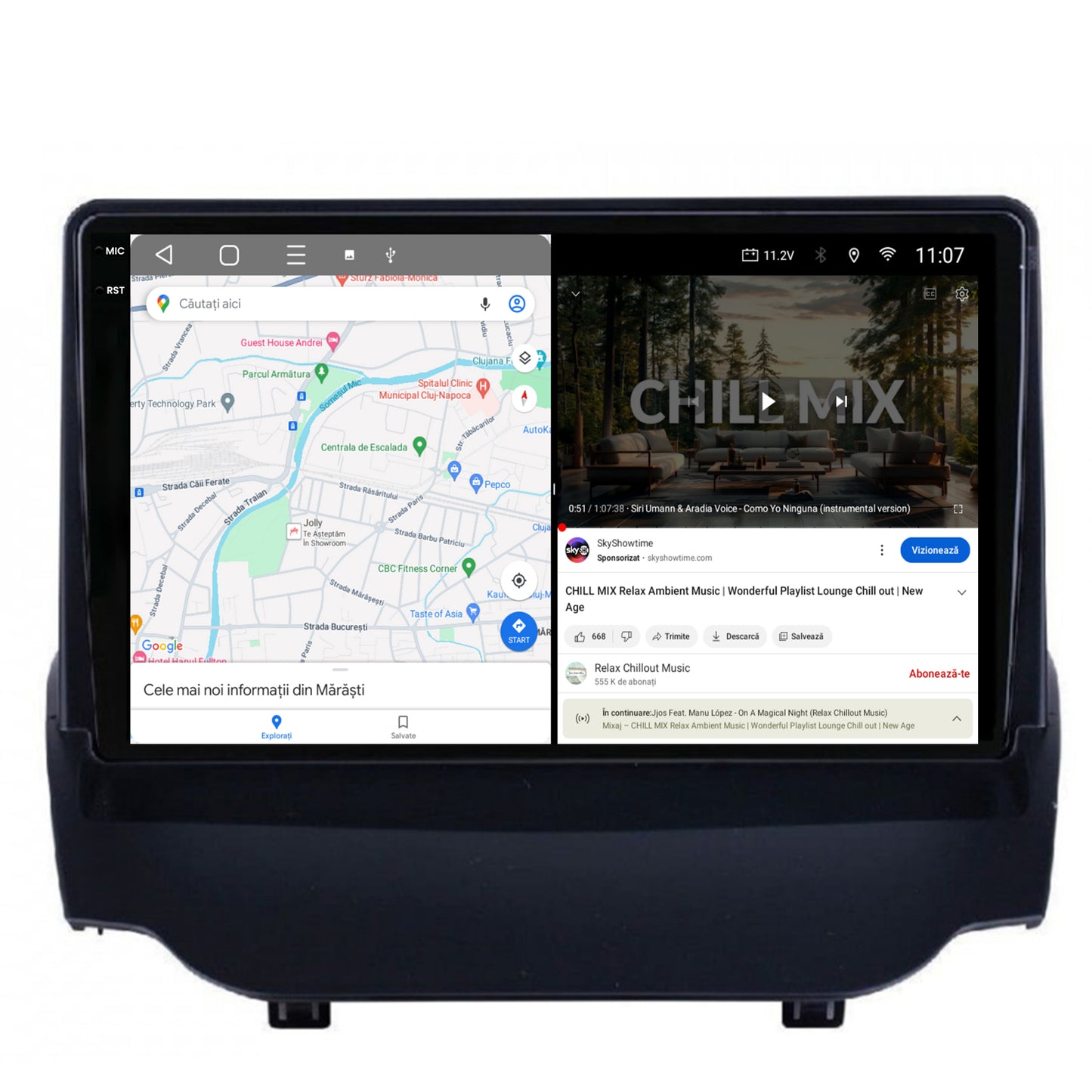 Navigatie 2K Ford EcoSport (2013-2016) Android, S-Quadcore / 4GB RAM + 64GB ROM, 9.5 Inch - AD-BGS90042K+BGRKIT118