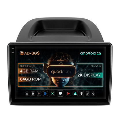 Navigatie 2K Ford EcoSport (2017- Prezent) Android, S-Quadcore / 4GB RAM + 64GB ROM, 10.36 Inch - AD-BGS100042K+BGRKIT119
