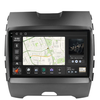 Navigatie 2K Ford Edge (2016-2021), Android, S-Quadcore / 4GB RAM + 64GB ROM, 9.5 Inch - AD-BGS90042K+AD-BGRKIT110