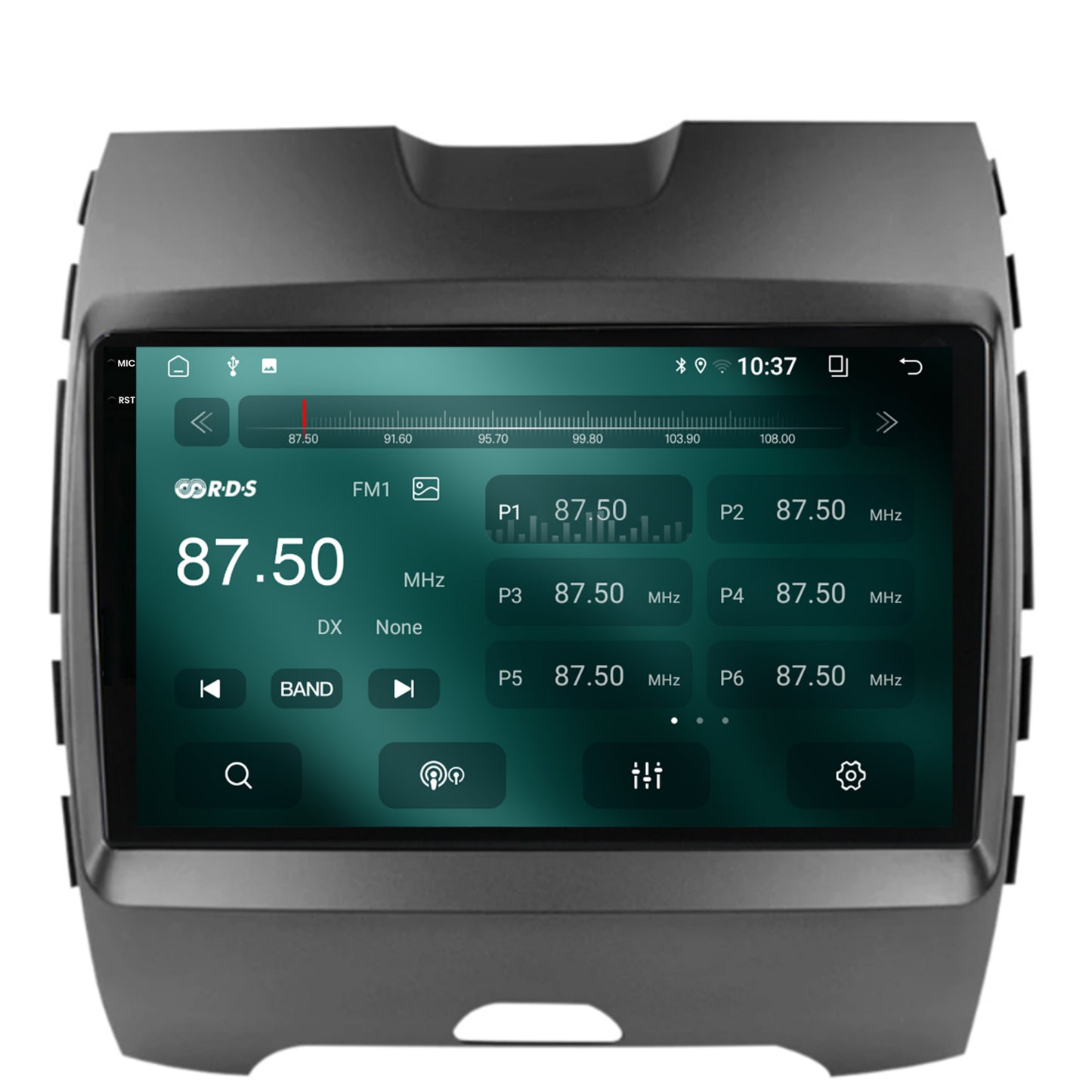 Navigatie 2K Ford Edge (2016-2021), Android, S-Quadcore / 4GB RAM + 64GB ROM, 9.5 Inch - AD-BGS90042K+AD-BGRKIT110