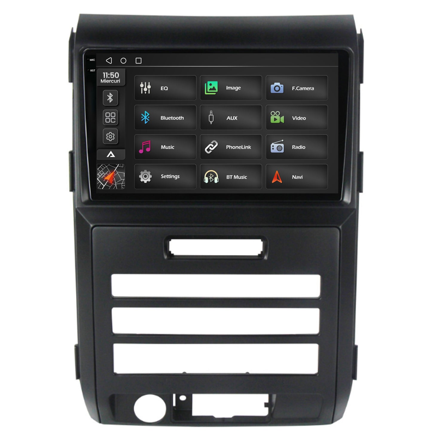 Navigatie 2K Ford F150 (2008-2014), Android, S-Quadcore / 4GB RAM + 64GB ROM, 9.5 Inch - AD-BGS90042K+AD-AD-BGRKIT139