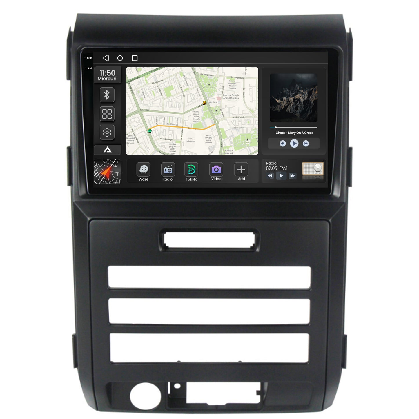Navigatie 2K Ford F150 (2008-2014), Android, S-Quadcore / 4GB RAM + 64GB ROM, 9.5 Inch - AD-BGS90042K+AD-AD-BGRKIT139