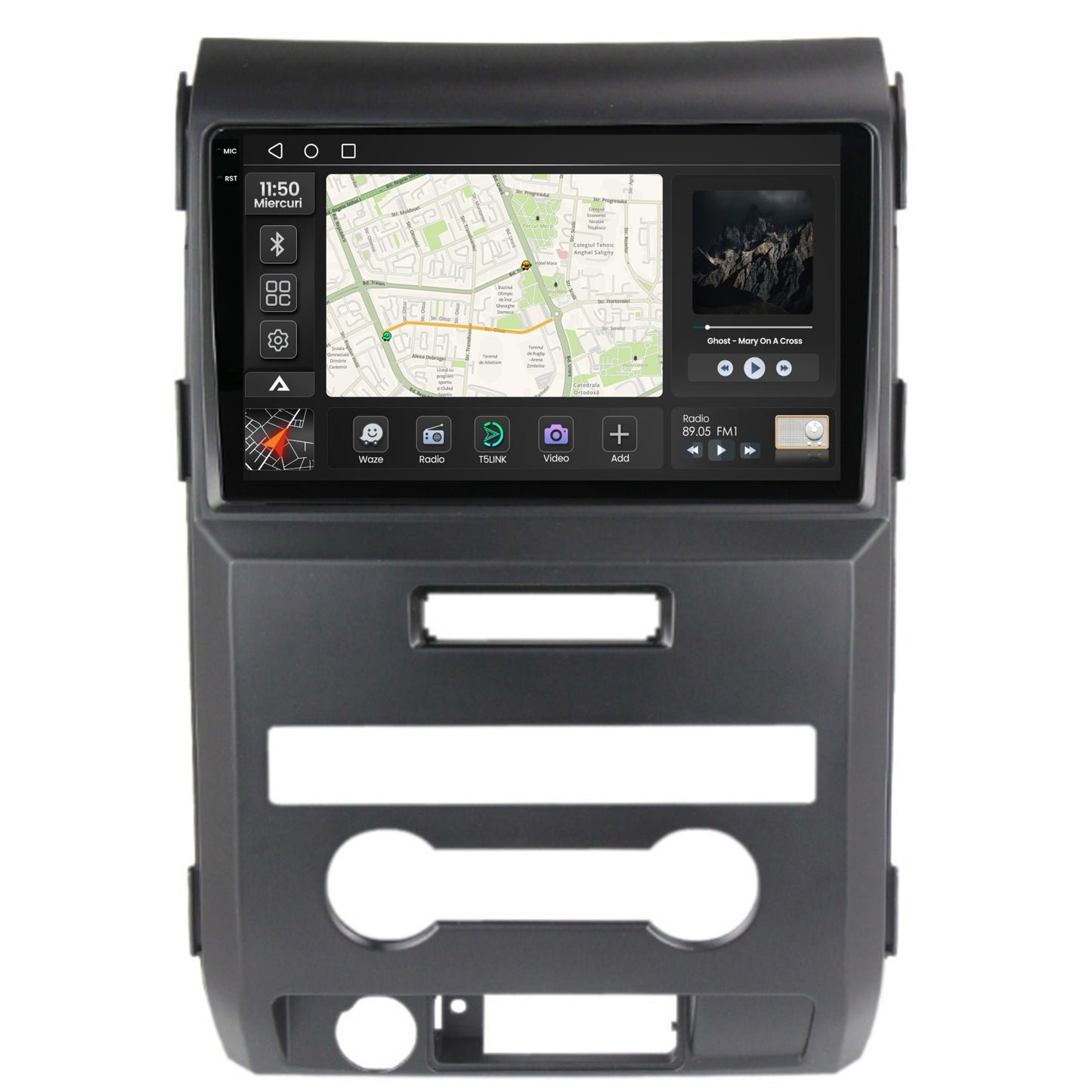Navigatie 2K Ford F150 (2008-2014), Android, S-Quadcore / 4GB RAM + 64GB ROM, 9.5 Inch - AD-BGS90042K+AD-BGRKIT138