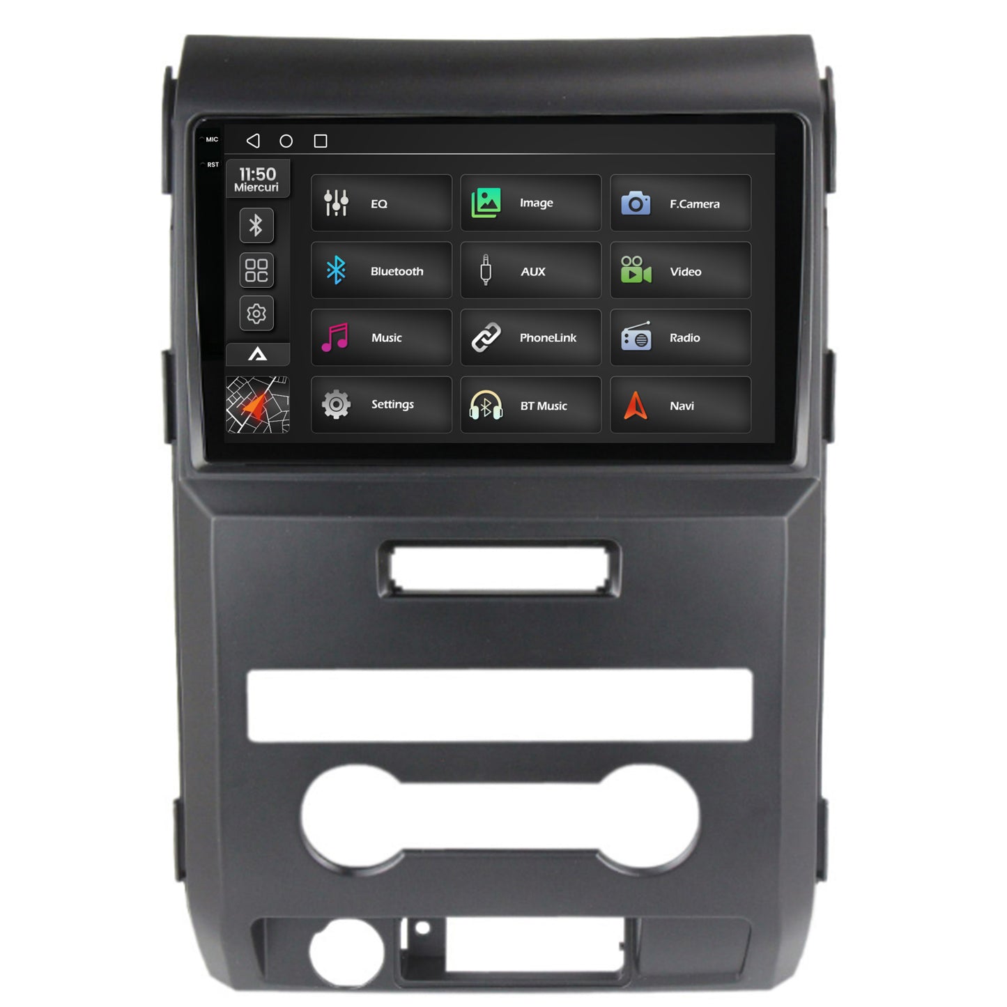 Navigatie 2K Ford F150 (2008-2014), Android, S-Quadcore / 4GB RAM + 64GB ROM, 9.5 Inch - AD-BGS90042K+AD-BGRKIT138