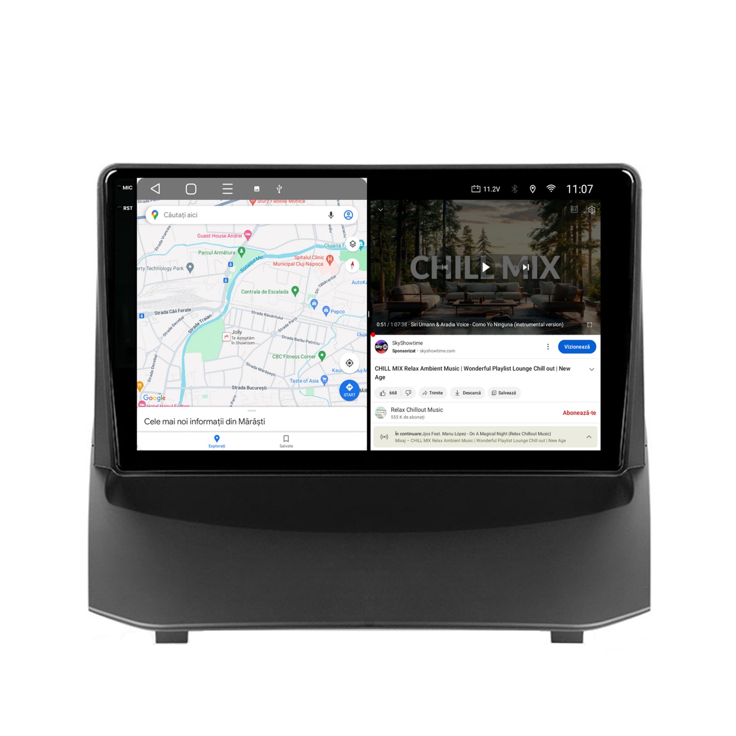 Navigatie 2K Ford Fiesta (2009-2012), Android, S-Quadcore / 4GB RAM + 64GB ROM, 9.5 Inch - AD-BGS90042K+AD-BGRKIT131-0912