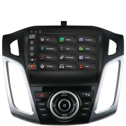 Navigatie 2K Ford Focus 3 (2011-2019), Android, S-Quadcore / 4GB RAM + 64GB ROM, 9.5 Inch - AD-BGS90042K+AD-BGRKIT144