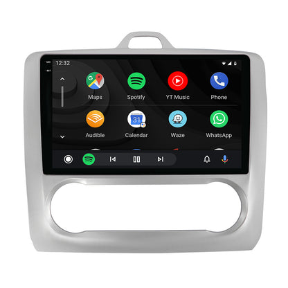 Navigatie 2K Ford Focus MK2 (2004-2011), Clima Automata, Android, S-Quadcore / 4GB RAM + 64GB ROM, 9.5 Inch - AD-BGS90042K+AD-BGRKIT117