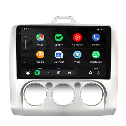 Navigatie 2K Ford Focus MK2 (2004-2011), Clima Manuala, Android, S-Quadcore / 4GB RAM + 64GB ROM, 9.5 Inch - AD-BGS90042K+AD-BGRKIT112