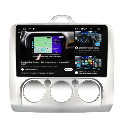 Navigatie 2K Ford Focus MK2 (2004-2011), Clima Manuala, Android, S-Quadcore / 4GB RAM + 64GB ROM, 9.5 Inch - AD-BGS90042K+AD-BGRKIT112