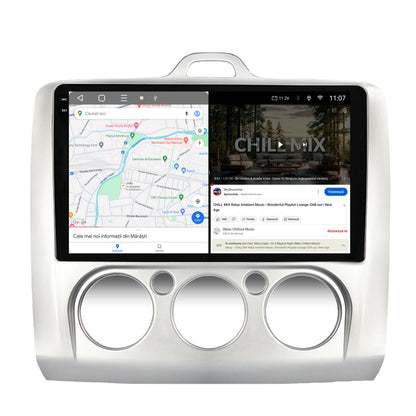 Navigatie 2K Ford Focus MK2 (2004-2011), Clima Manuala, Android, S-Quadcore / 4GB RAM + 64GB ROM, 9.5 Inch - AD-BGS90042K+AD-BGRKIT112