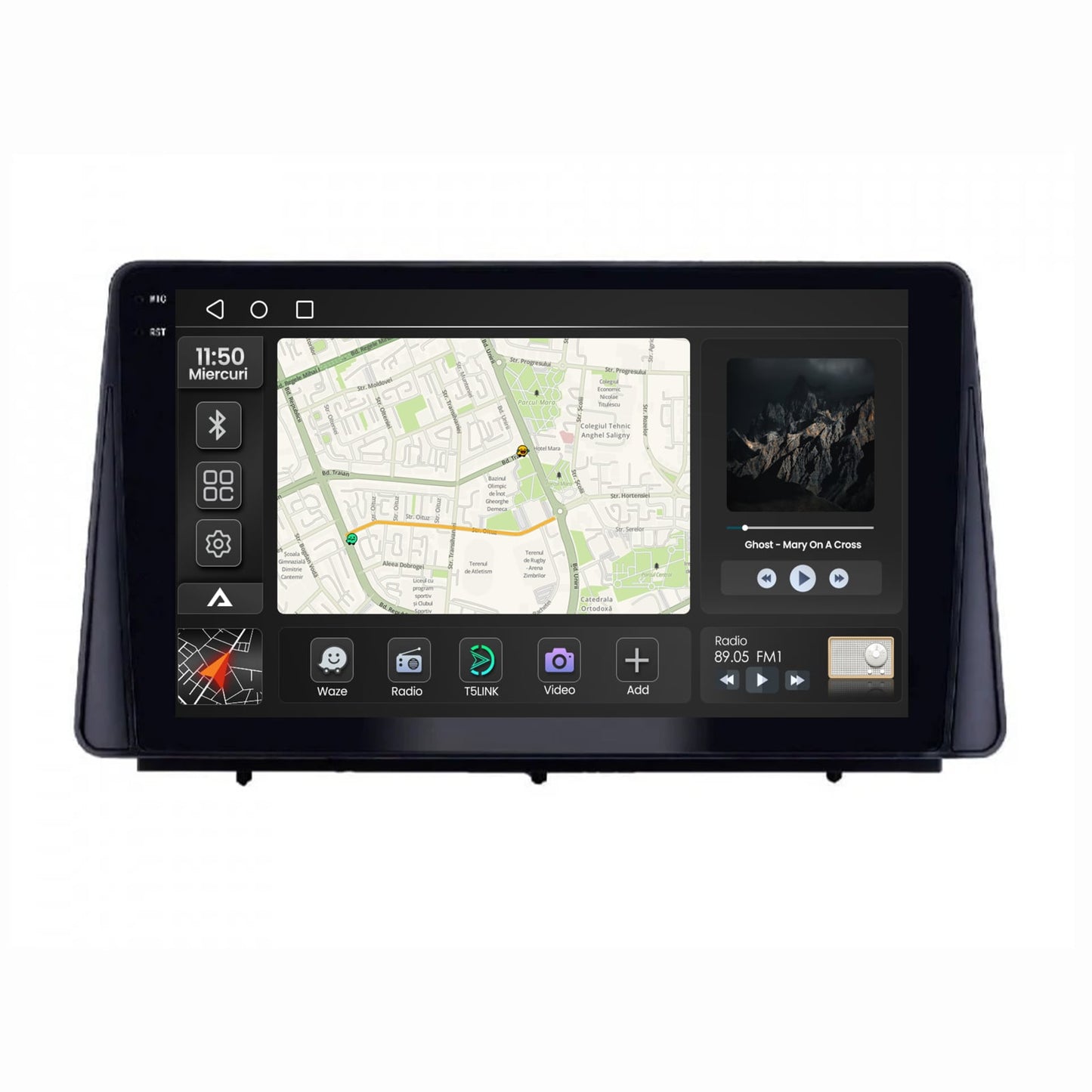Navigatie 2K Ford Focus MK4 (2019+), Android, S-Quadcore / 4GB RAM + 64GB ROM, 10.36 Inch - AD-BGS100042K+AD-BGRKIT158