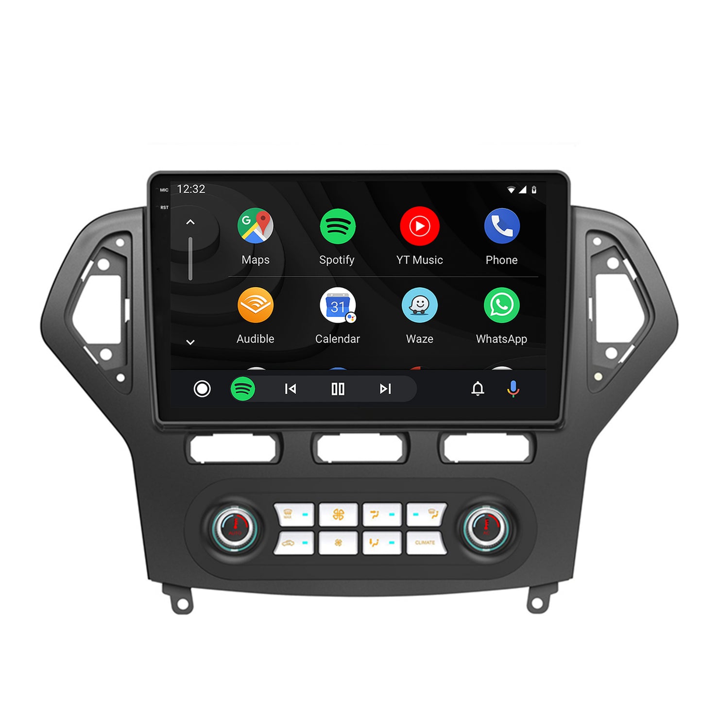 Navigatie 2K Ford Mondeo (2007-2010) Clima Automata, Android, S-Quadcore / 4GB RAM + 64GB ROM, 10.36 Inch - AD-BGS100042K+AD-BGRKIT127