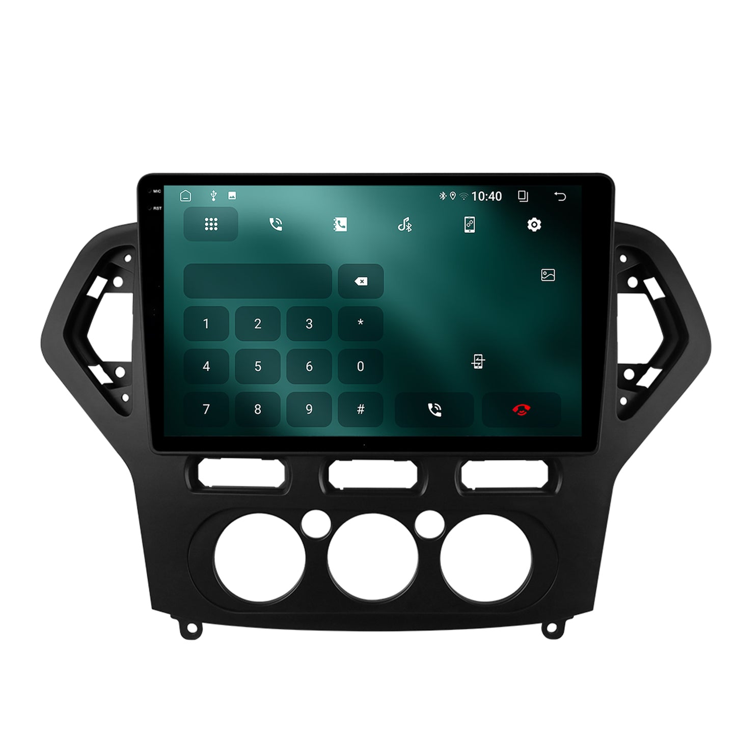 Navigatie 2K Ford Mondeo (2007-2010) Clima Manuala, Android, S-Quadcore / 4GB RAM + 64GB ROM, 10.36 Inch - AD-BGS100042K+AD-BGRKIT126
