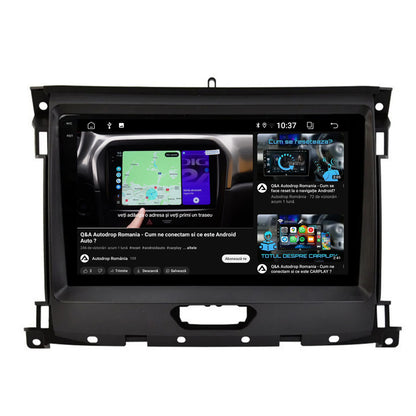 Navigatie 2K Ford Ranger (2015-2022), Android, S-Quadcore / 4GB RAM + 64GB ROM, 9.5 Inch - AD-BGS90042K+AD-BGRKIT120V2