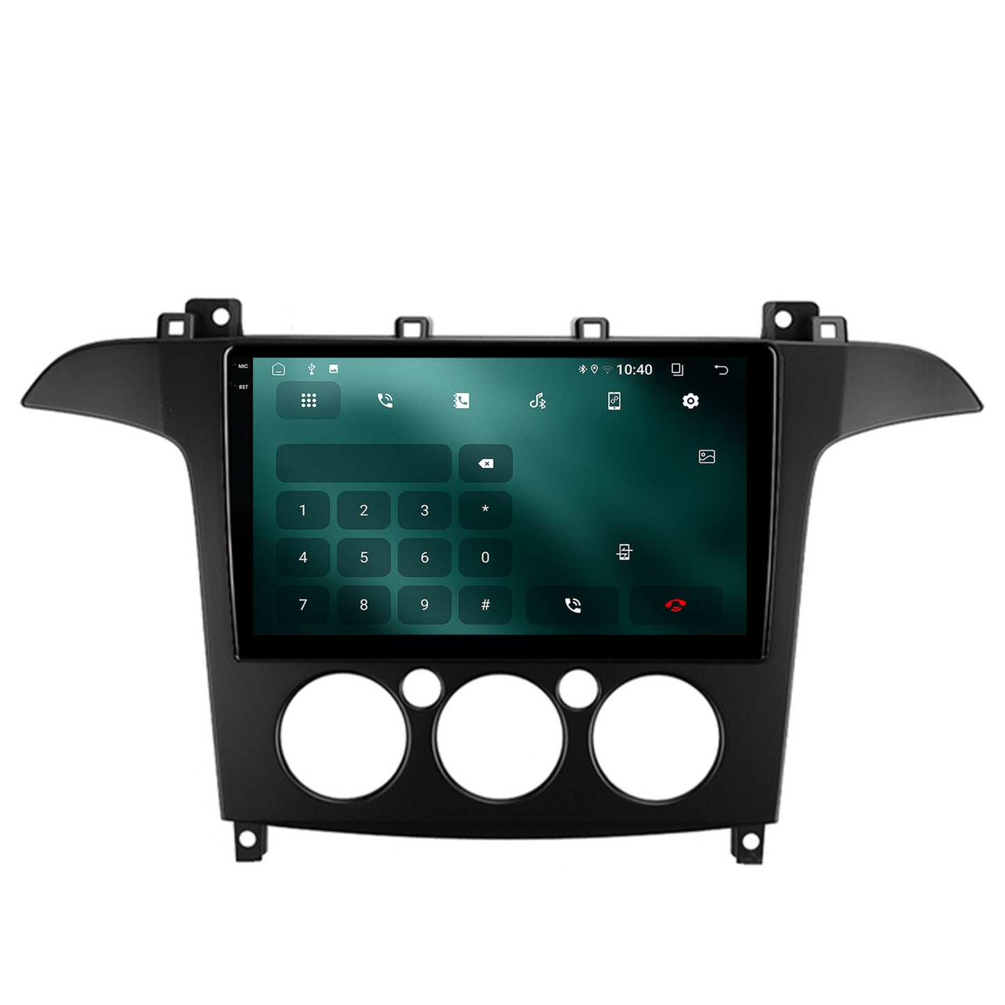 Navigatie 2K Ford S-MAX (2006-2015) Clima Manuala, Android, S-Quadcore / 4GB RAM + 64GB ROM, 9.5 Inch - AD-BGS90042K+AD-BGRKIT124