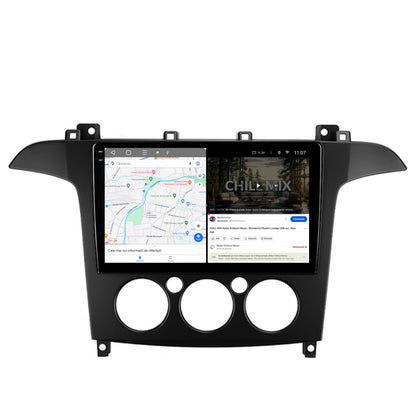 Navigatie 2K Ford S-MAX (2006-2015) Clima Manuala, Android, S-Quadcore / 4GB RAM + 64GB ROM, 9.5 Inch - AD-BGS90042K+AD-BGRKIT124
