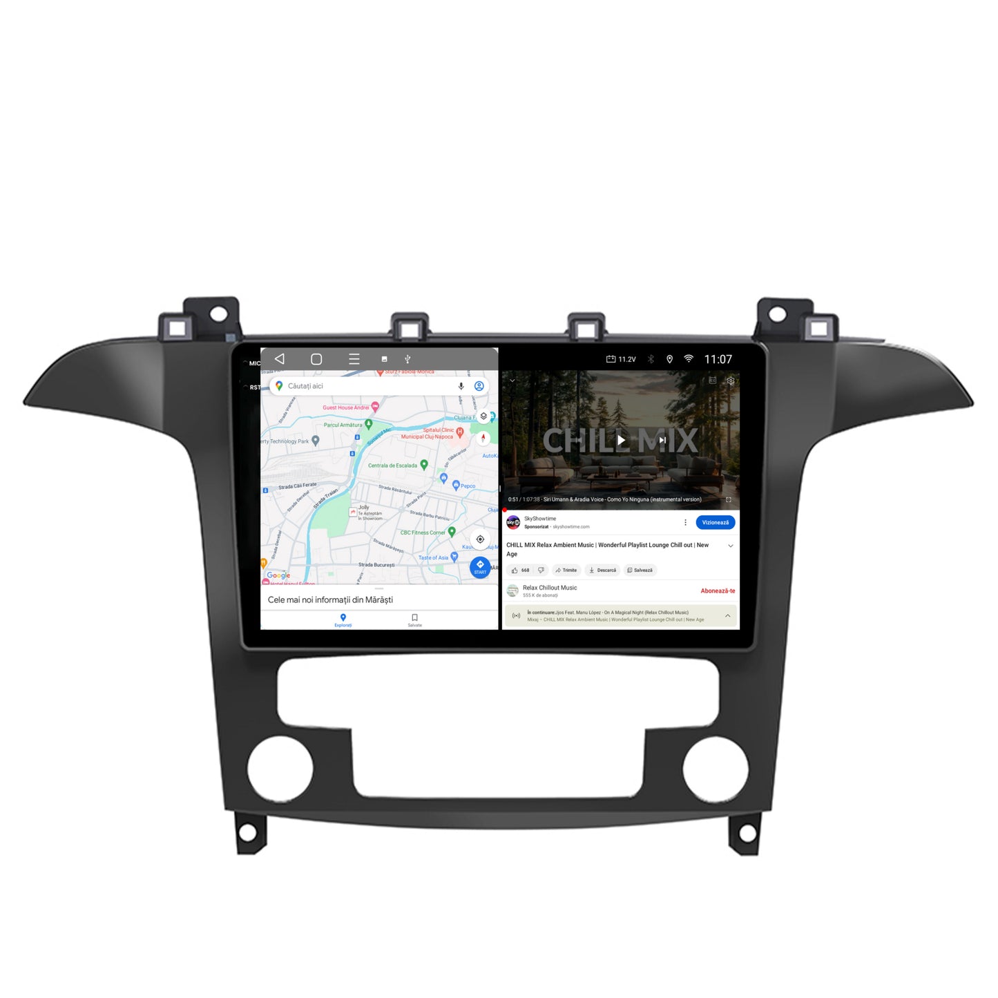 Navigatie 2K Ford S-Max / Galaxy (2006-2015), Android, S-Quadcore / 4GB RAM + 64GB ROM, 9.5 Inch - AD-BGS90042K+AD-BGRKIT125