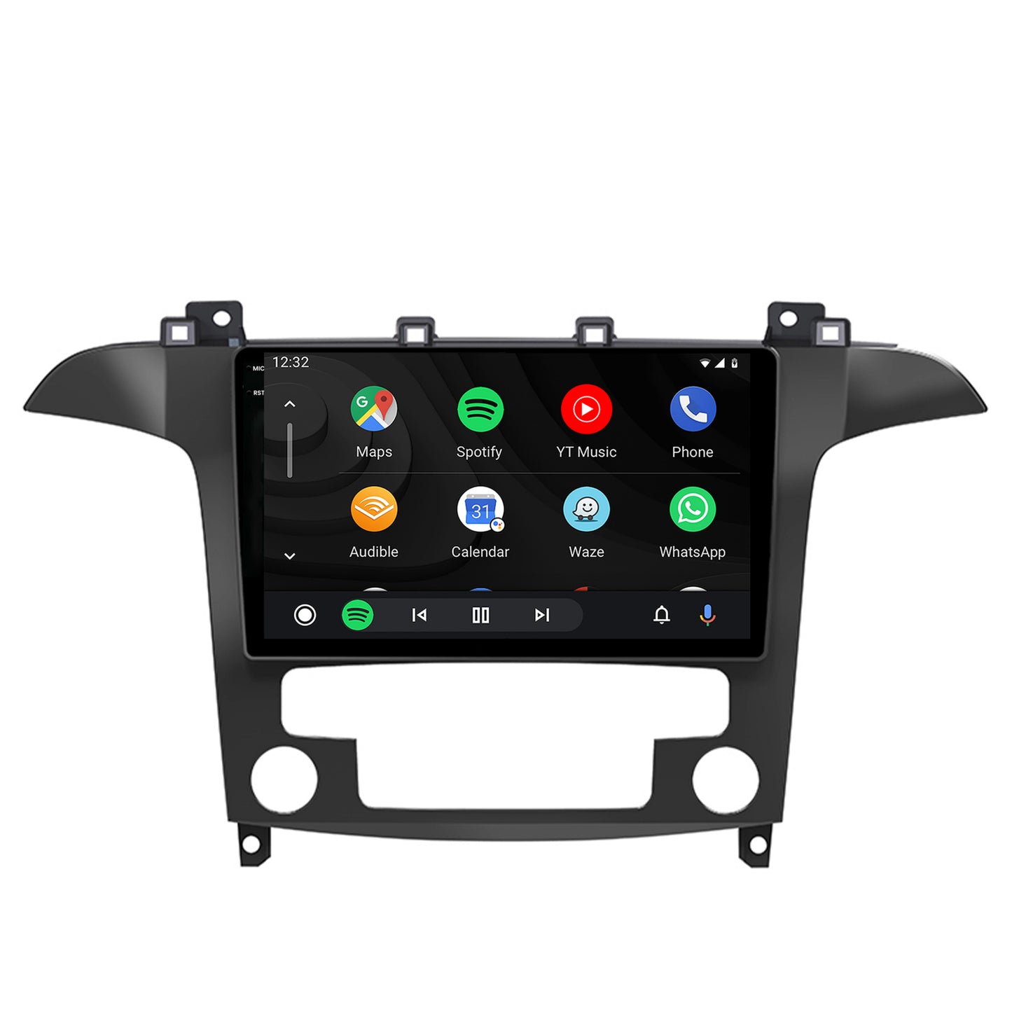 Navigatie 2K Ford S-Max / Galaxy (2006-2015), Android, S-Quadcore / 4GB RAM + 64GB ROM, 9.5 Inch - AD-BGS90042K+AD-BGRKIT125