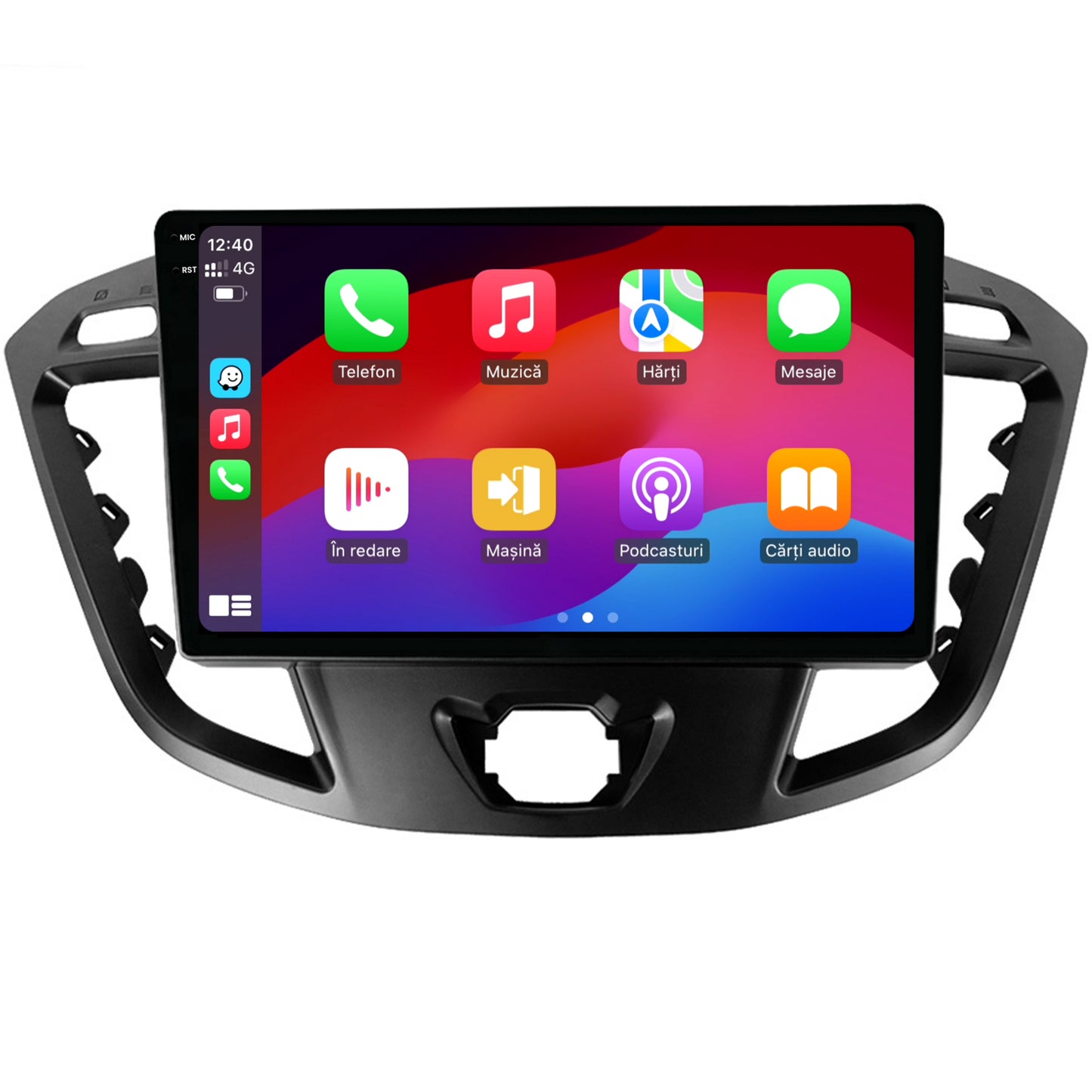Navigatie 2K Ford Transit / Tourneo (2012-2020), Android,S-Quadcore / 4GB RAM + 64GB ROM, 9.5 Inch - AD-BGS90042K+AD-BGRKIT123