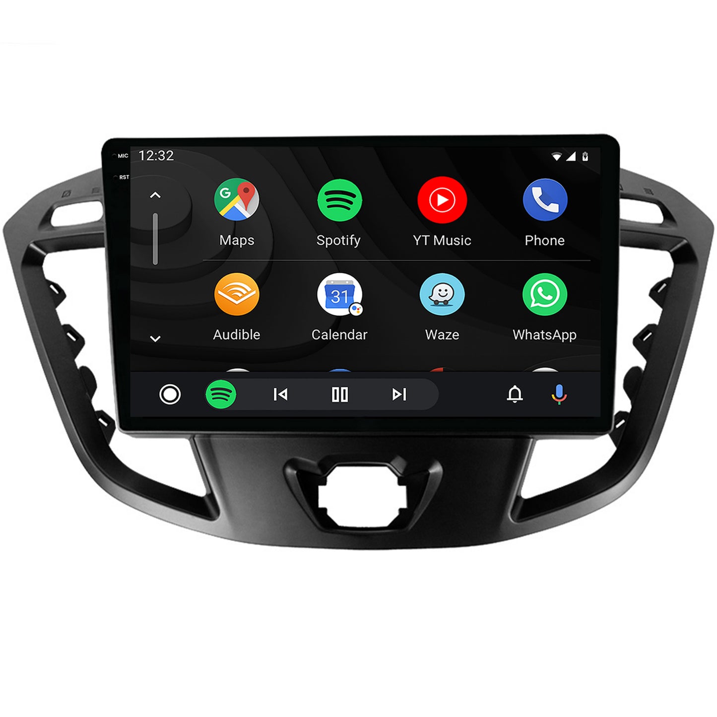 Navigatie 2K Ford Transit / Tourneo (2012-2020), Android,S-Quadcore / 4GB RAM + 64GB ROM, 9.5 Inch - AD-BGS90042K+AD-BGRKIT123