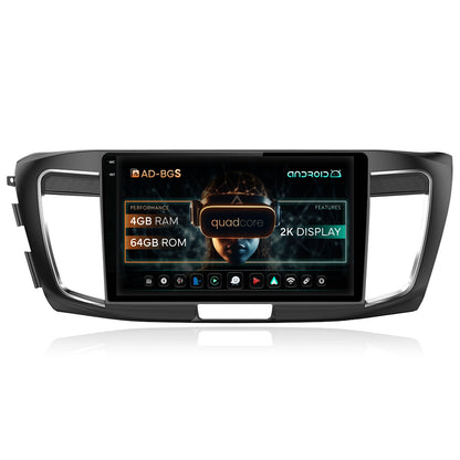 Navigatie 2K Honda Accord 9 (2013-2017), Android, S-Quadcore / 4GB RAM + 64GB ROM, 10.36 Inch - AD-BGS100042K+AD-BGRKIT002