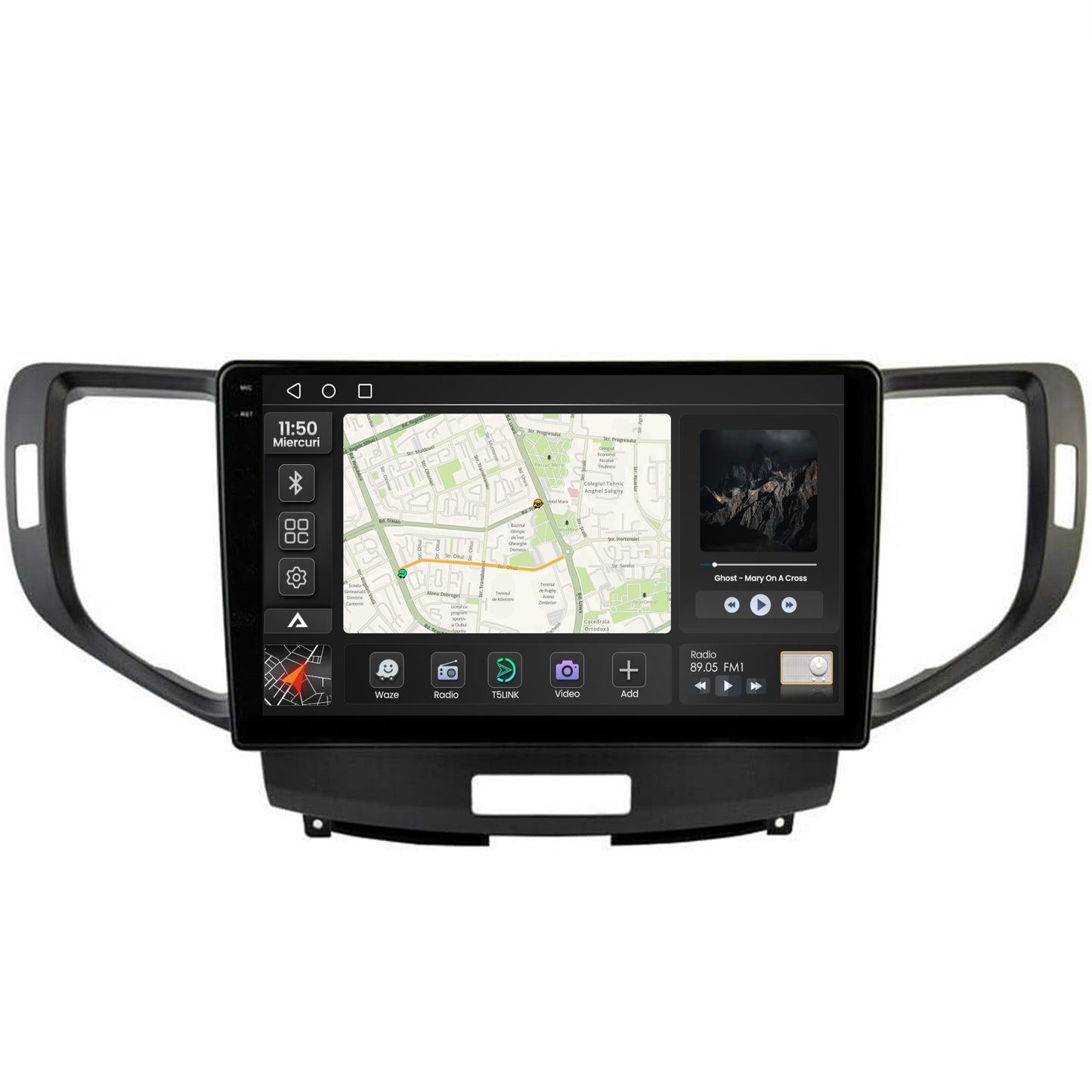 Navigatie 2K Honda Accord VIII (2008-2012), Android, S-Quadcore / 4GB RAM + 64GB ROM, 10.36 Inch - AD-BGS100042K+AD-BGRKIT005V2