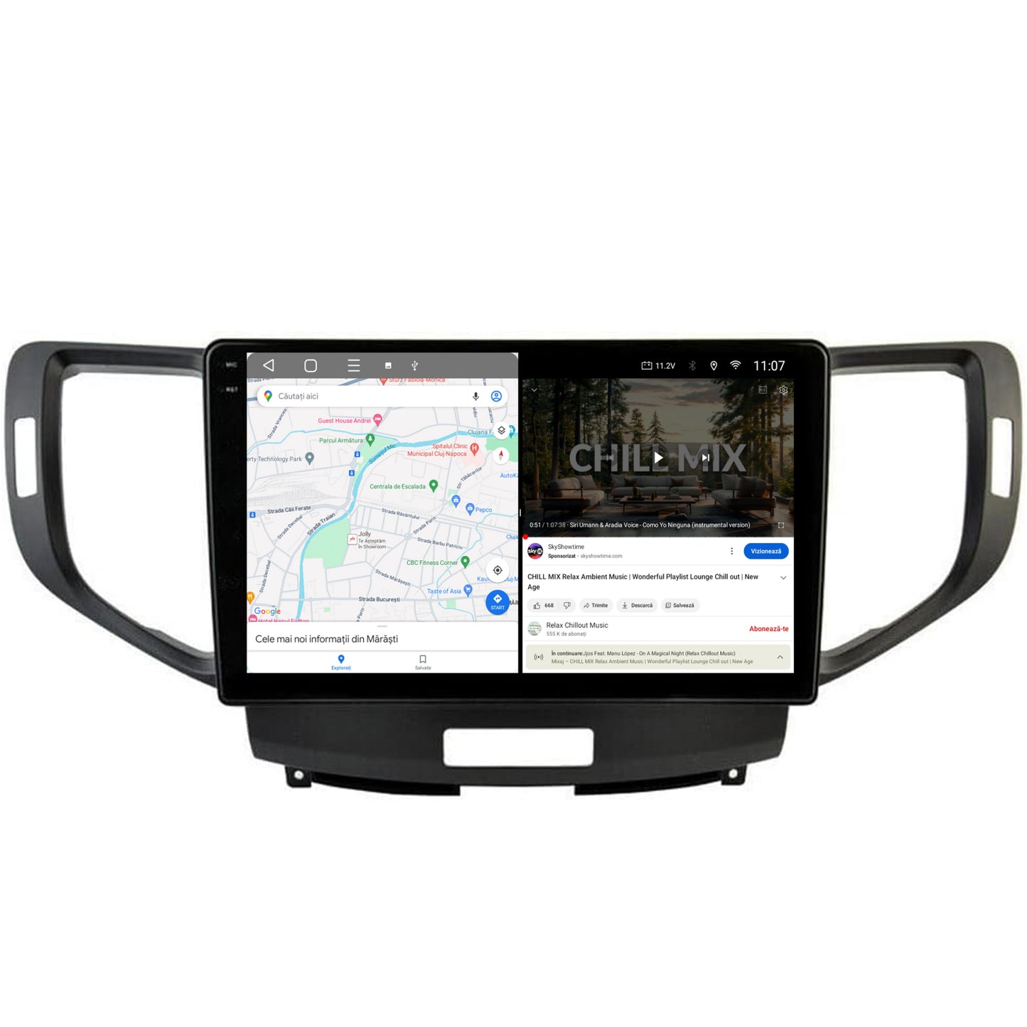 Navigatie 2K Honda Accord VIII (2008-2012), Android, S-Quadcore / 4GB RAM + 64GB ROM, 10.36 Inch - AD-BGS100042K+AD-BGRKIT005V2