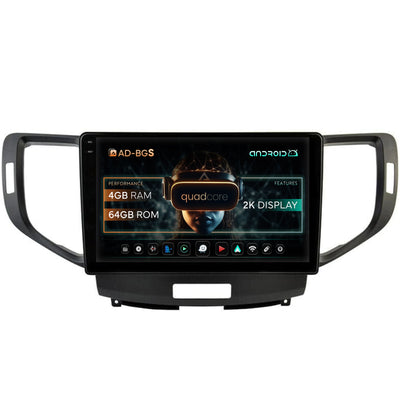 Navigatie 2K Honda Accord VIII (2008-2012), Android, S-Quadcore / 4GB RAM + 64GB ROM, 10.36 Inch - AD-BGS100042K+AD-BGRKIT005V2